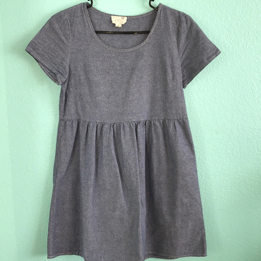 Pacsun Chambray Babydoll dress